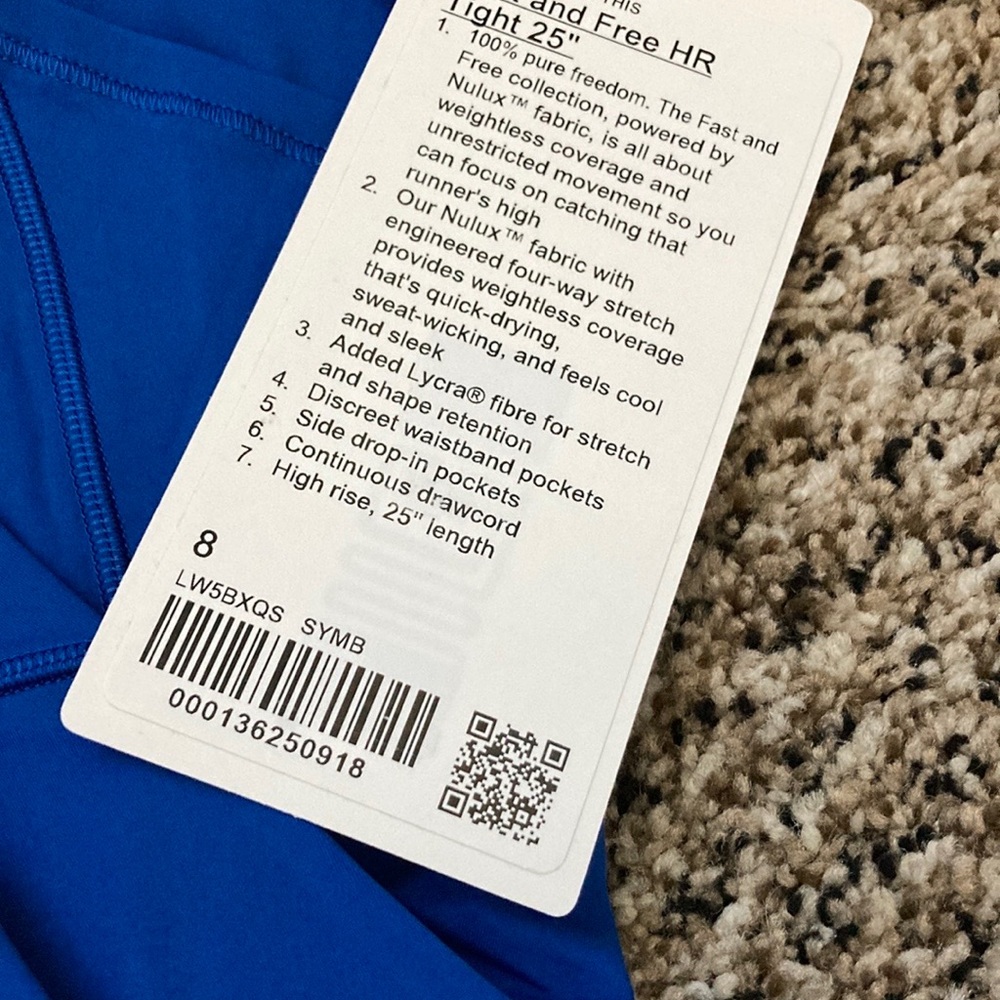 Lululemon Fast and Free SOLD!! - Picture 2 of 6